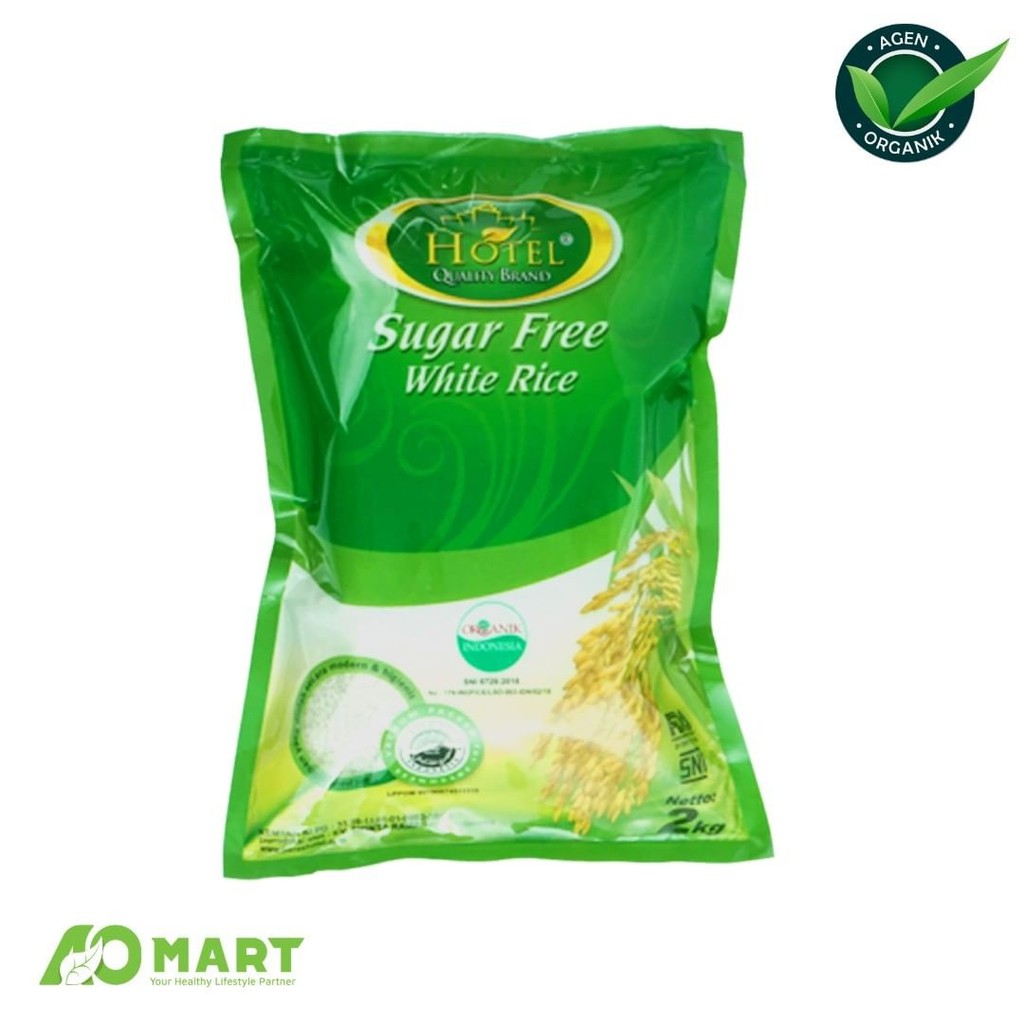 

Hotel Sugar Free White Rice/Beras Putih Hotel Bebas Gula 2Kg