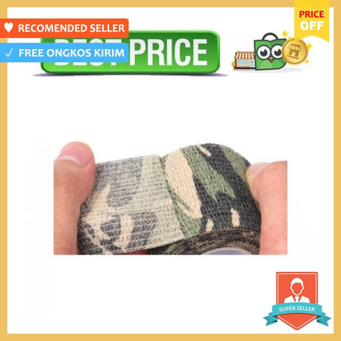 

Selotip & Double Tape - Camouflage Retractable Tape Hunting Survival Kit / Lakban Ajaib Camo