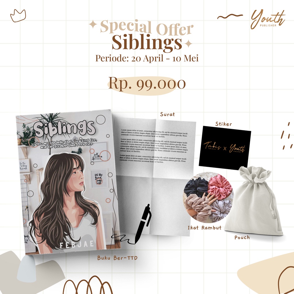 NOVEL SIBLINGS + BONUS - FEBJAE