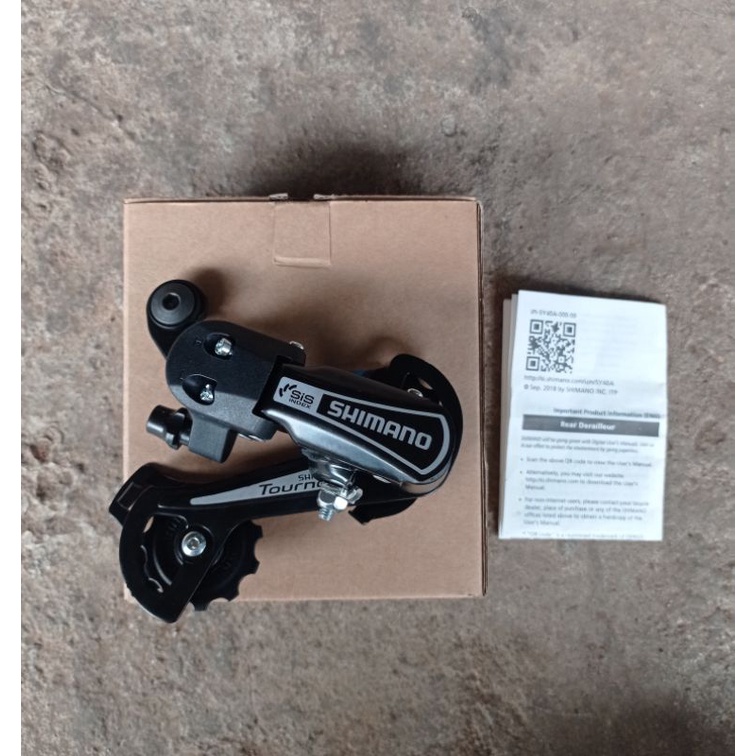 RD Rear derailleur shimano original tourney TY21 TY 21 6 7 speed model baut L dan jepit as 6speed 7s