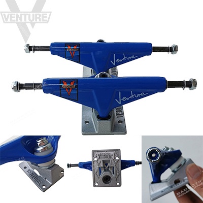 Truk Skateboard Bentuk V Bahan Aluminum Alloy Ukuran 139mm