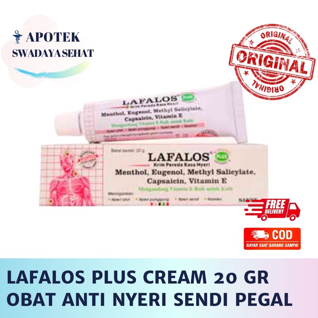 LAFALOS PLUS Cream 20 GR - Obat Krim Nyeri Otot Sendi Terkilir Pegal Linu