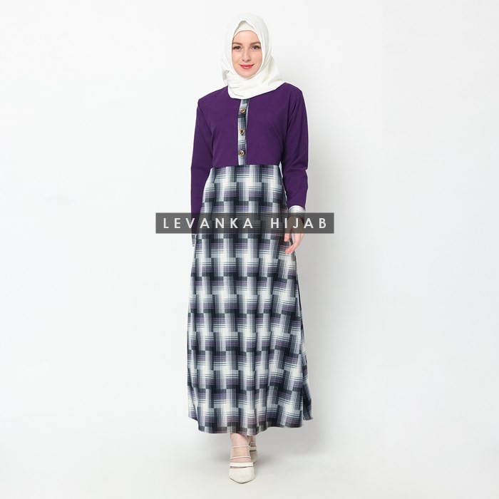 Gamis Busui Kombinasi bahan Semi Woll (GSs)