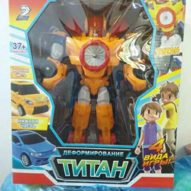 MAINAN TOBOT TITAN 2 CAR COMBINE UK BESAR