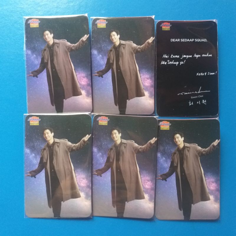 Photocard Siwon Super Junior / PC Siwon Mie Sedaap
