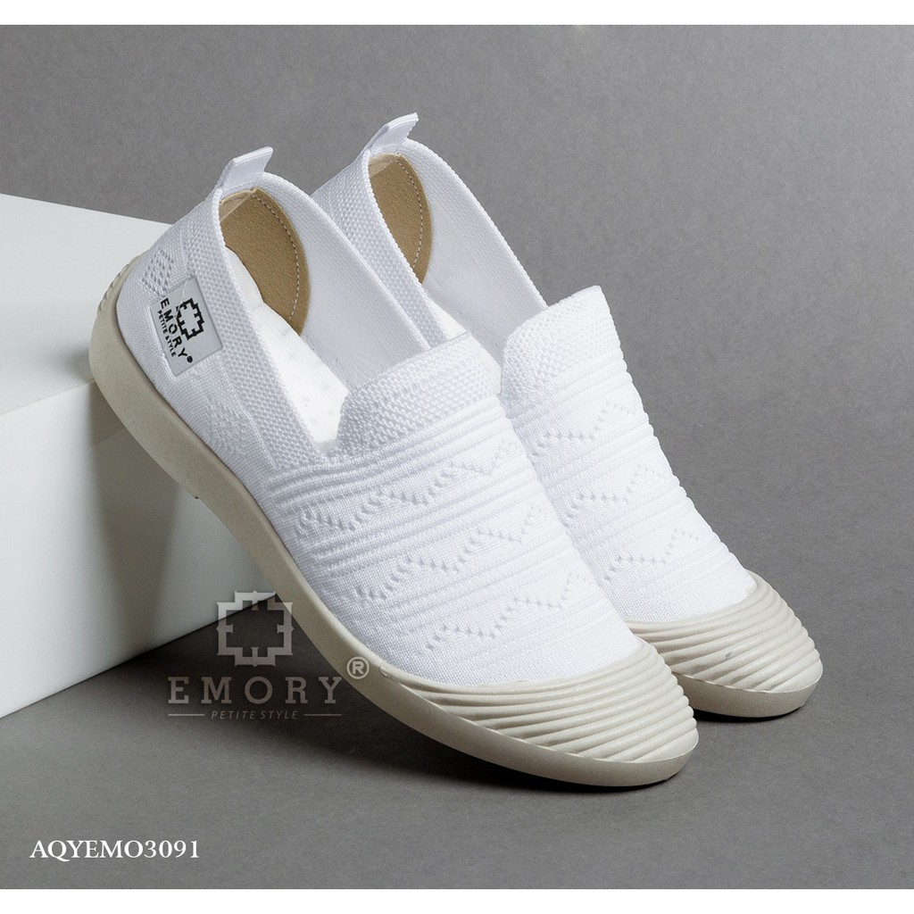 LINKSBANDUNG - EMORY  Flexknit Sneakers AQYEMO3091 Sepatu Flat Wanita Rajut Tanpa Tali Original