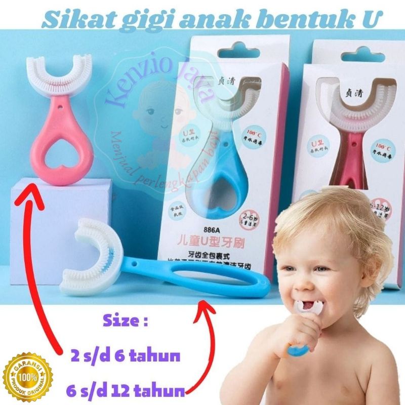 sikat gigi anak bentuk U