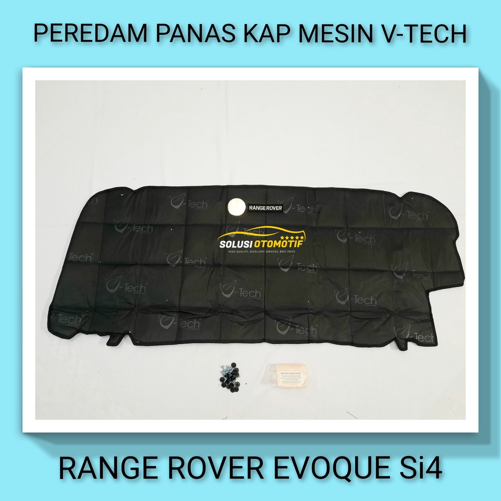 LAND ROVER RANGE ROVER EVOQUE Si4 VTECH Aksesoris Peredam Panas Kap Mesin Mobil