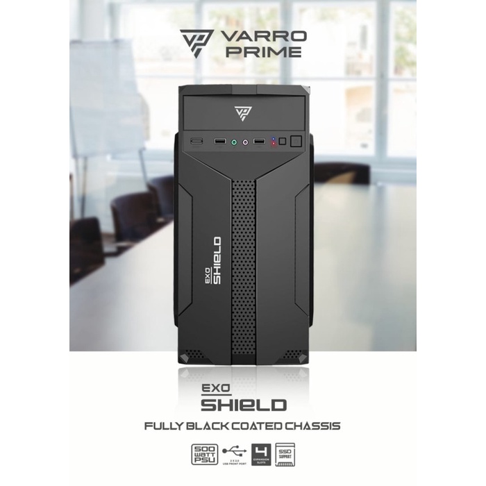 Casing VARRO EXO SHIELD + PSU VARRO 500watt