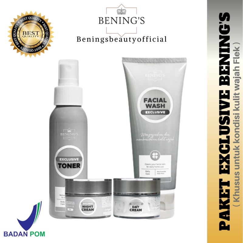 Jual PAKET EXCLUSIVE BENING SKINCARE DR OKY PRATAMA / BENINGS CLINIC