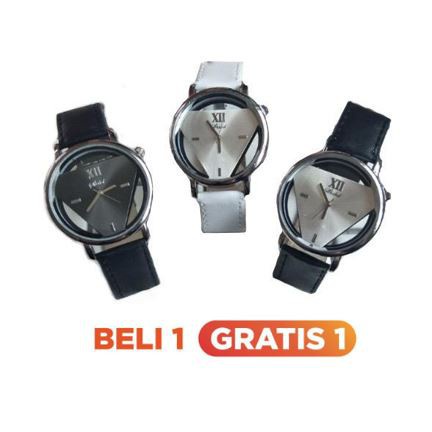 ✅Grosir Jam Senen - BUY 1 GET 1 - Jam Tangan Kulit SHSHD Model Korea