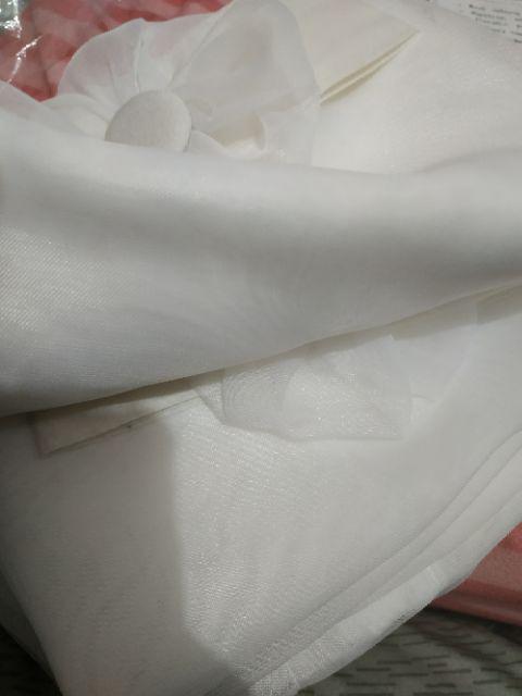 Gordeng/hordeng/gordyn Jendela Minimalis  Ikat Vitrage Voil Putih Transfaran