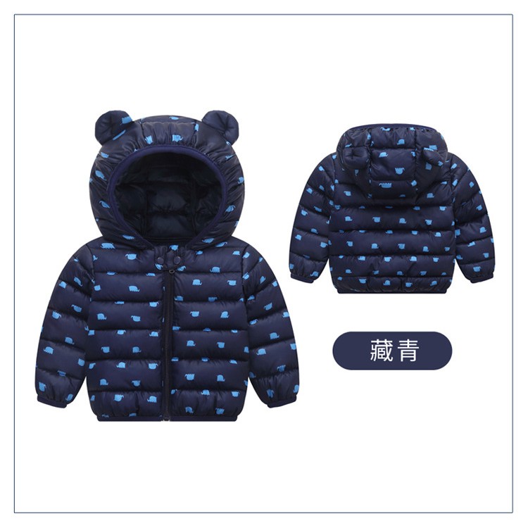acadia.kids [COD] Jaket Anak Laki Perempuan KIDDO Mantel Hangat Hoodie Lengan Panjang Berbagai Warna Import terbaru terlaris termurah bestseller bestselling winter dingin tebal gunung murah reseller dropshipper dropship-BIRU