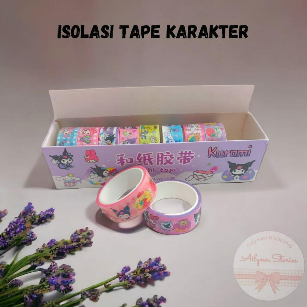 Isolasi Sticker Sanrio / Washi Tape Motif Sanrio