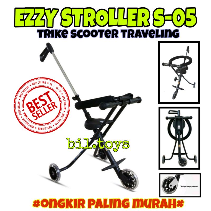 STROLER ANAK PMB EZZY STROLLER S-05 S05 MICRO TRIKE SMART TRIKE EXOTIC SEPEDA ANAK RODA 3 SIMPLE