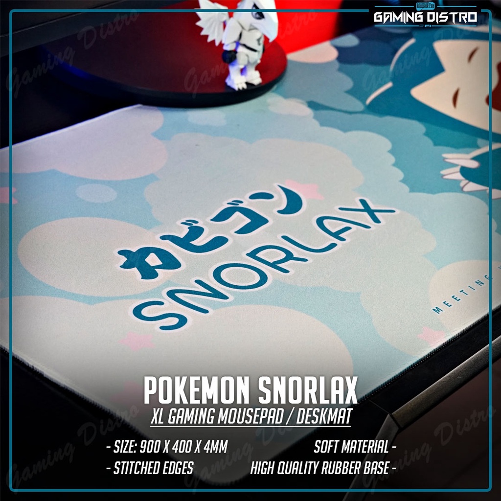 POKEMON SNORLAX XL Gaming Mousepad Deskmat