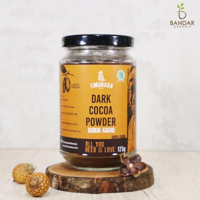 

Dark Cocoa Powder / Kakao Hitam Bubuk 125gr - Timurasa