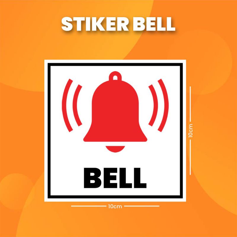 Stiker Penunjuk Bell Rumah