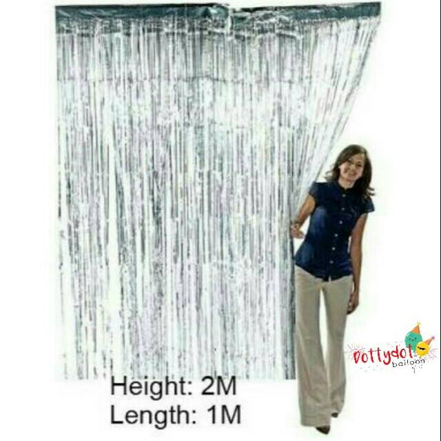 Jual Tirai Dekorasi (ukuran 2m x 1m) Shopee Indonesia