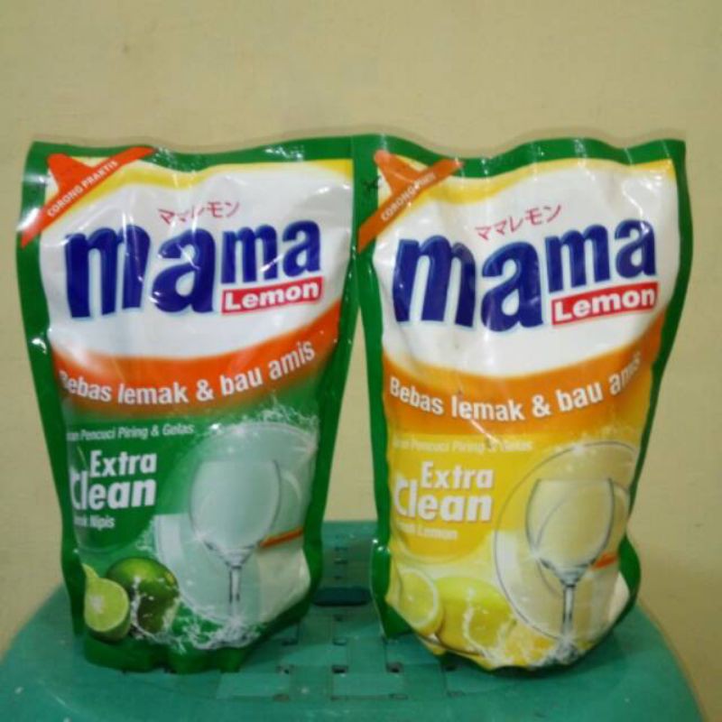 Mama 780ml Lemon cairan pencuci piring jeruk nipis  dan lemon 780ml