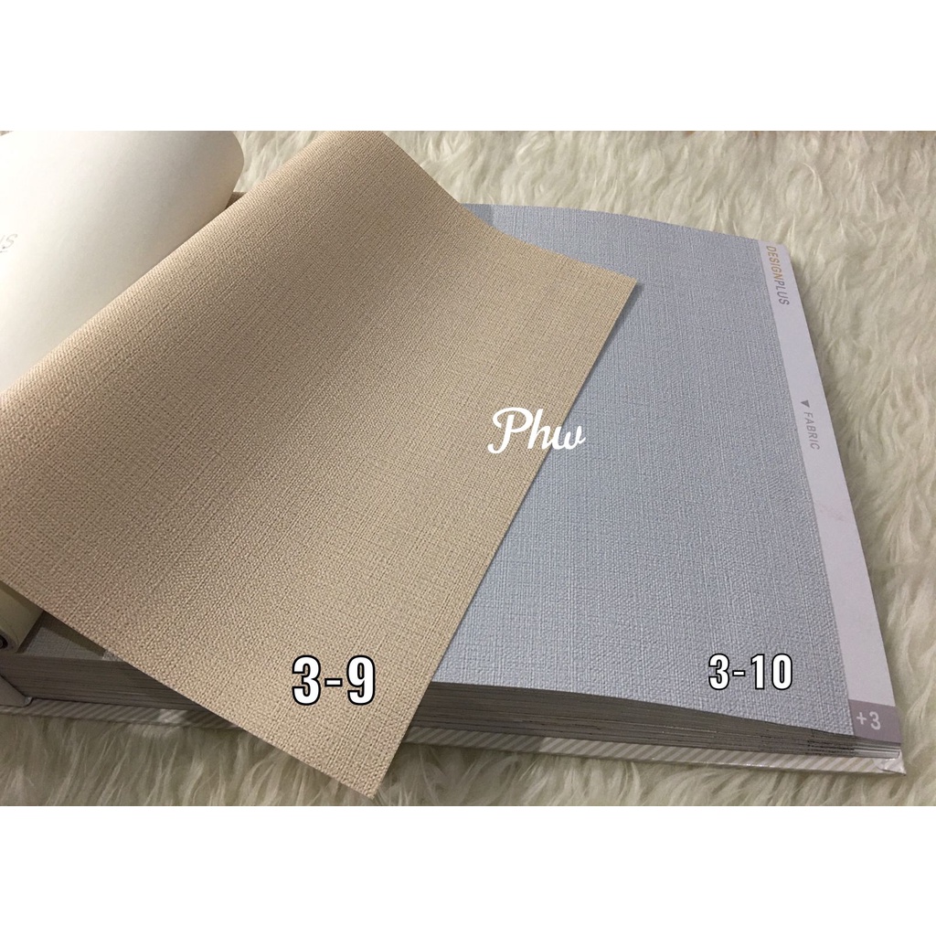 WALLPAPER DINDING MOTIF POLOS SERAT KAIN ABU CREAM - WALLPAPER MINIMALIS - WALLPAPER KANTOR DP