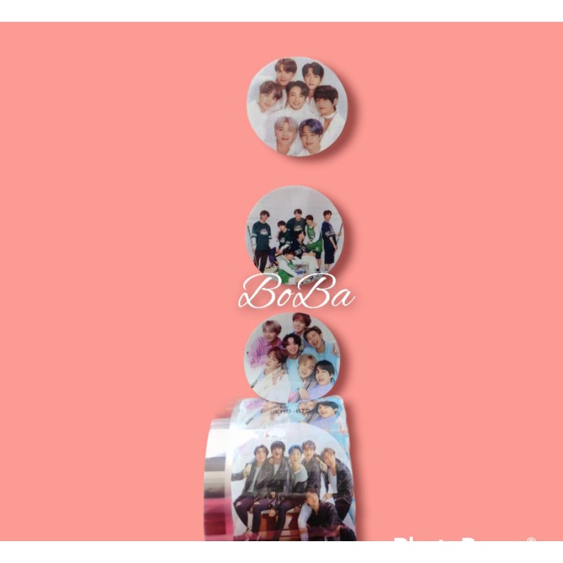 Plastik Seal Cup Motif 'BTS' isi 1000Cup