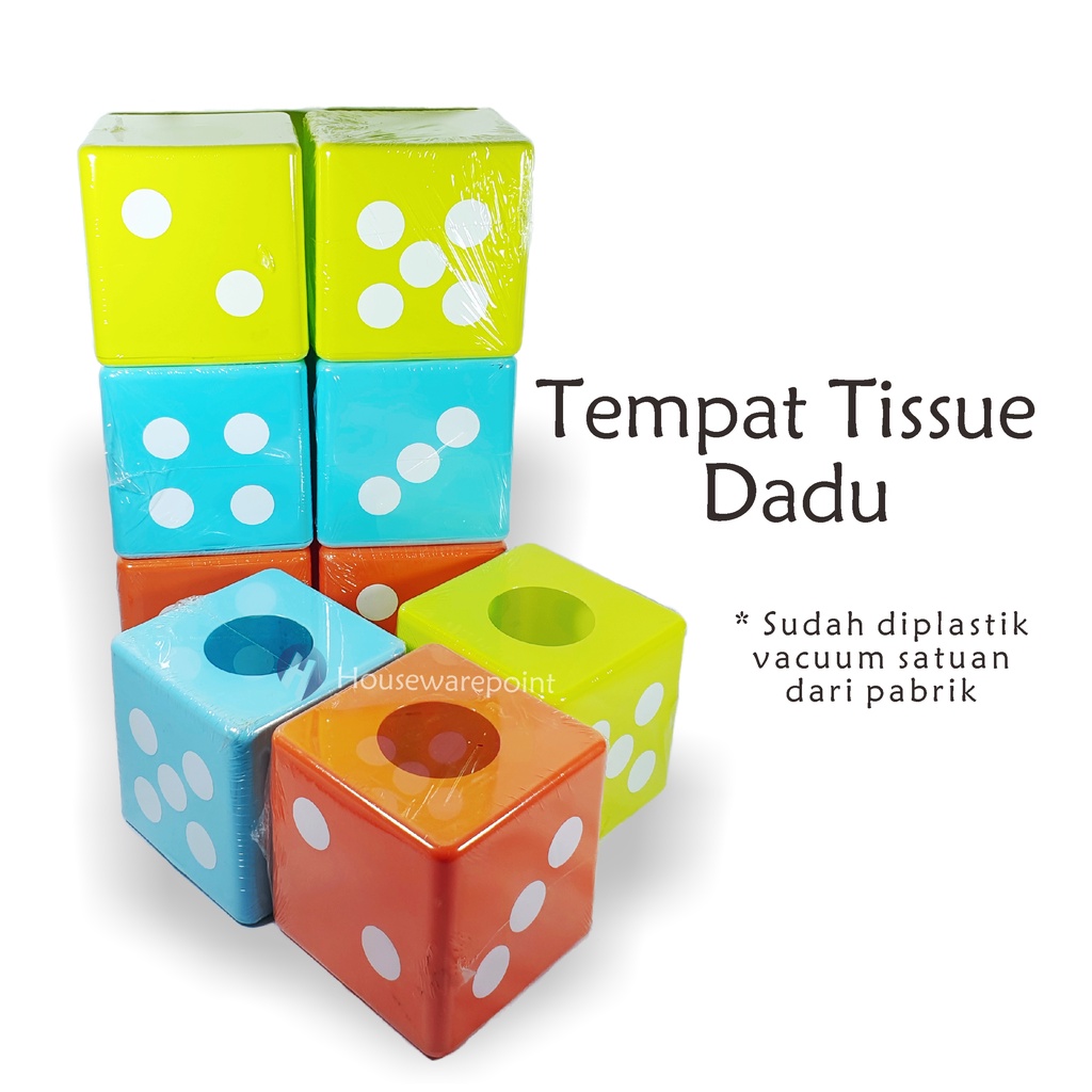 3 pcs Tempat tissue kotak / tempat tisu roll / tempat tissue plastik / tempat tissue murah (TEMPAT T