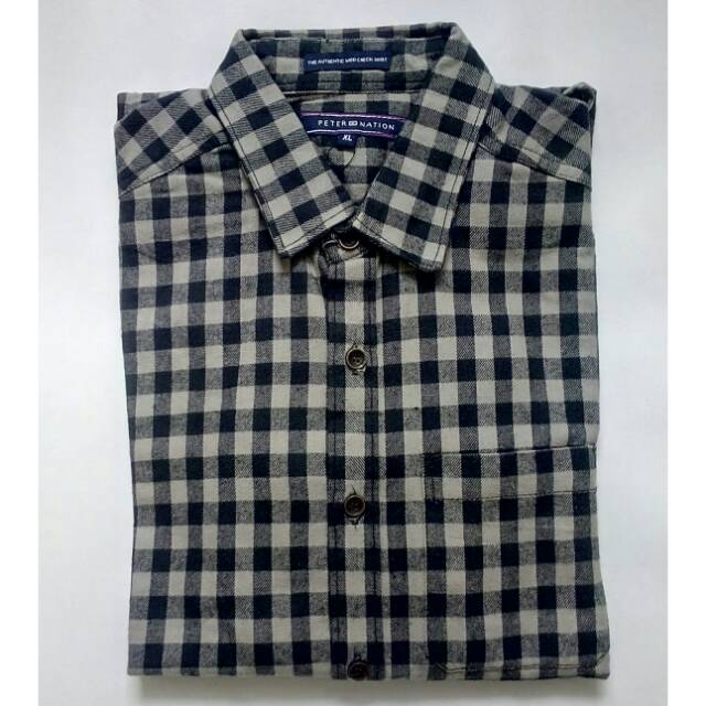 Flannel PeterNation greyblack