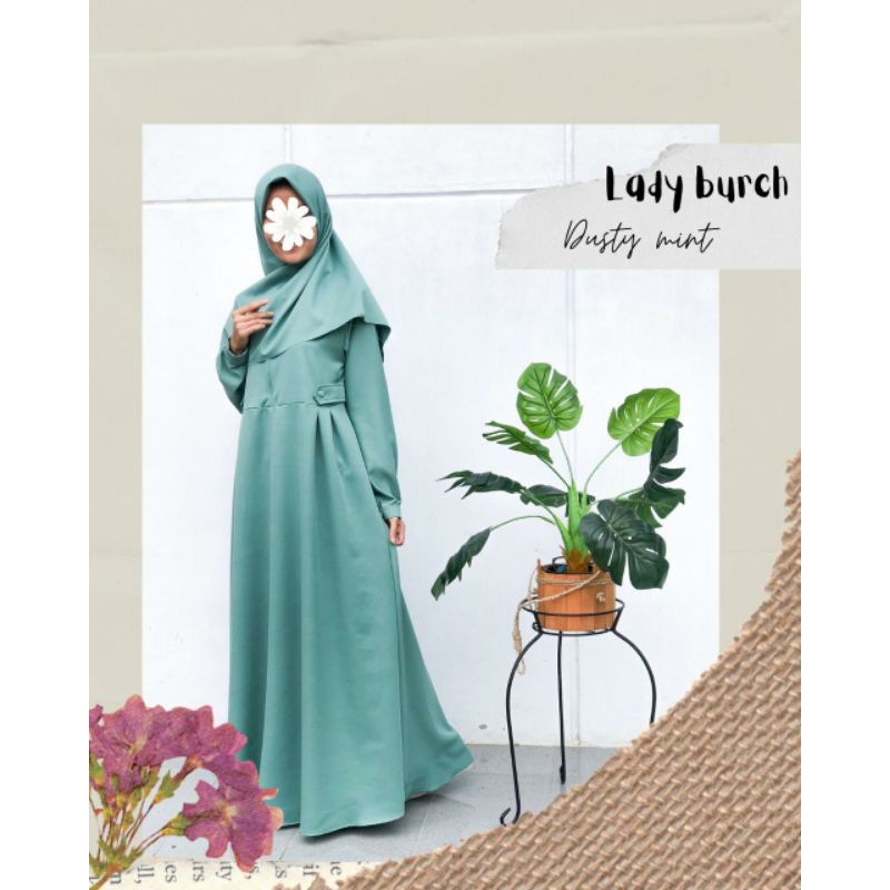 Gamis Lady tory burch | 1 kg muat 3 baju | busui friendly