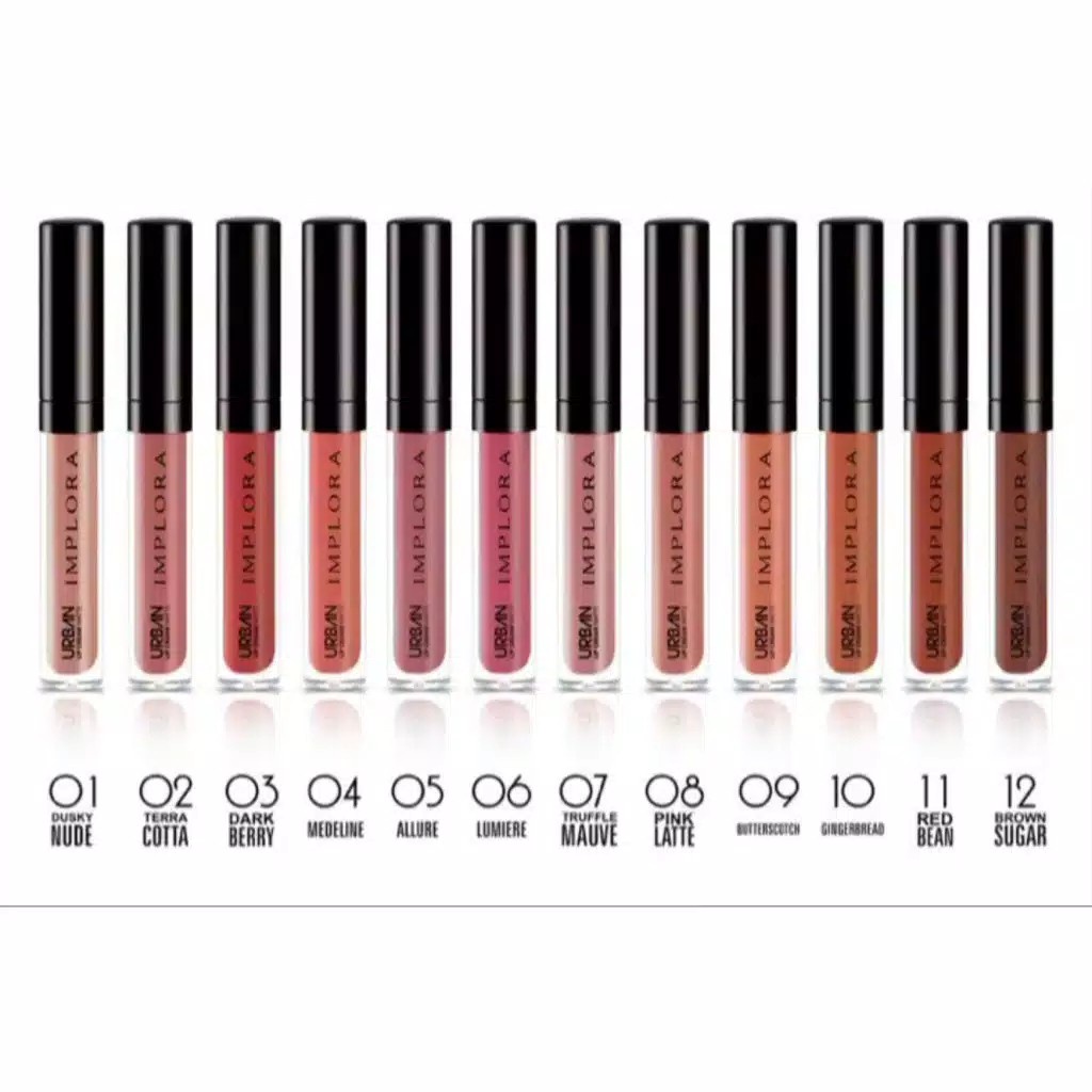 LIPCREAM IMPLORA Urban Lip Cream Matte Original BPOM