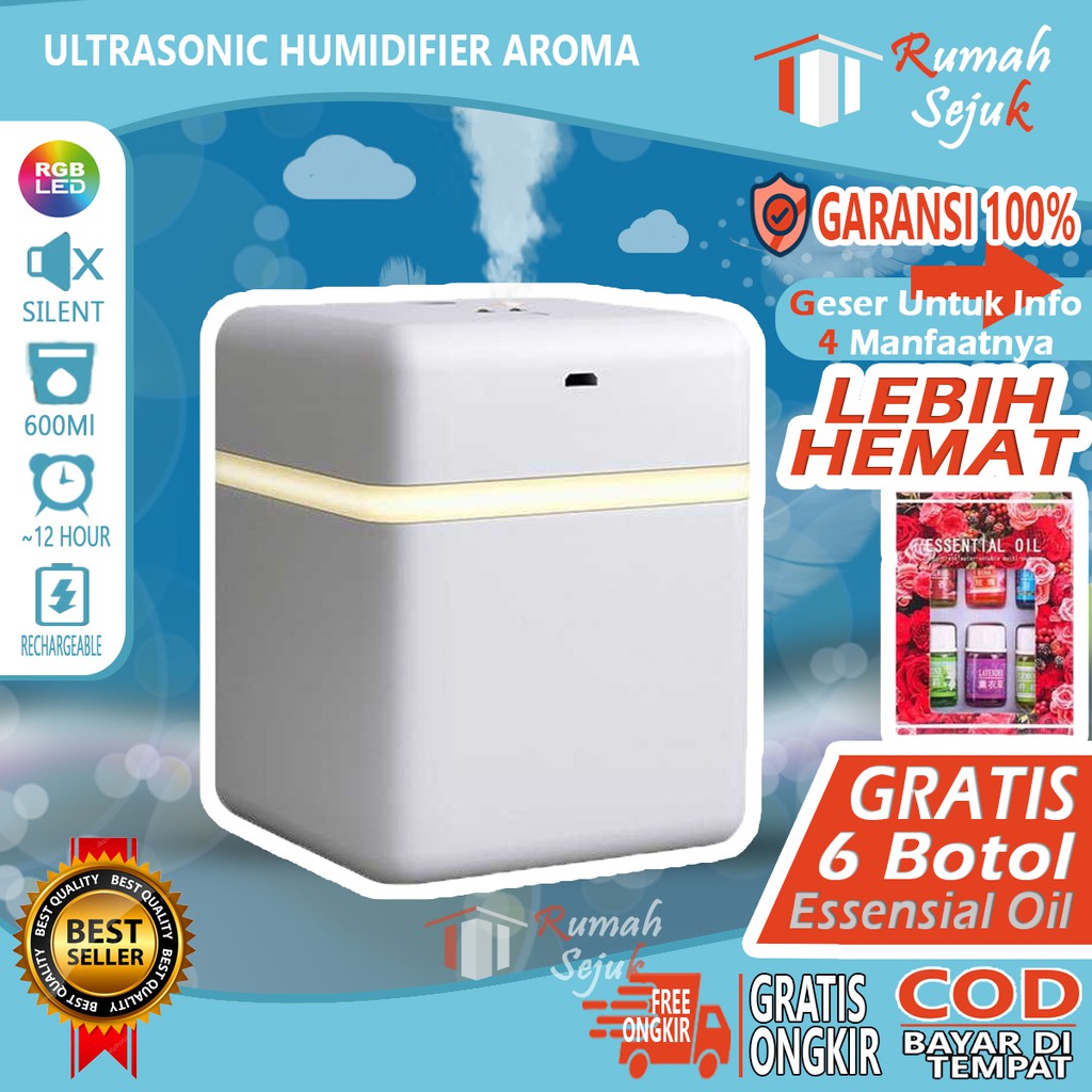 RS - Air Humidifier Diffuser Aromaterapi Alat Pengharum Ruangan Difuser Disfuser Unik Lucu RS-H38