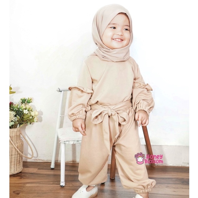 Baju Muslim Anak  Perempuan Alika Series / One Set Anak / Set Baju Muslim Anak 0-5 Tahun