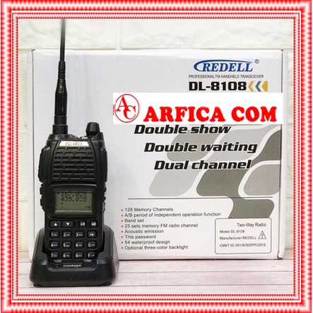JUAL HT DUALBAND REDELL DL 8108 - HT REDELL DL8108 DL-8108 DUALBAND ORIGINAL