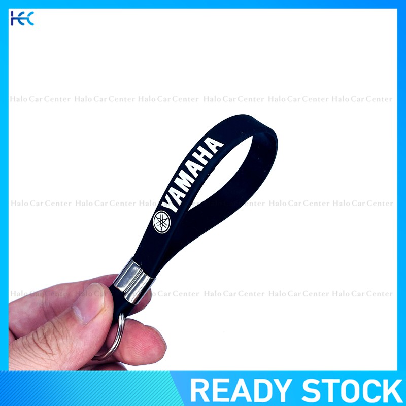 【Ready Stock】Silicone Car Keychain Key Strap Key Ring Holder for Perodua Proton Honda motor Yamaha