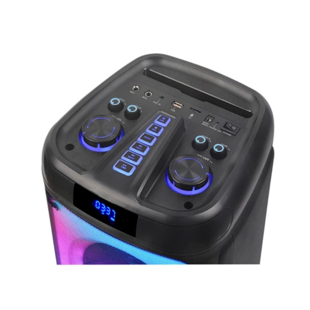 Speaker Bluetooth NDR-1088 RGB Led 16 inch Jumbo + Remote Kontrol &amp; Mic