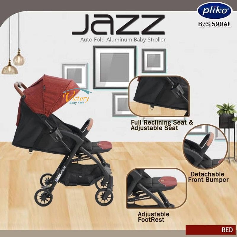Pliko Stroller Jazz BS-590 - Kereta Dorong Bayi