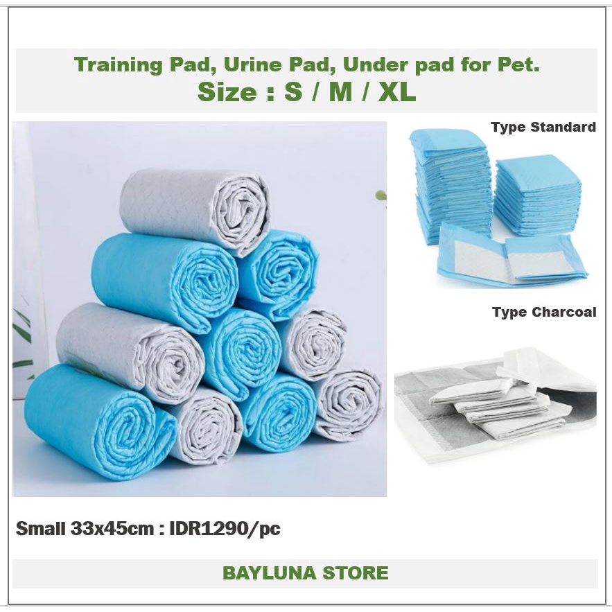 Underpad Higienis Popok Alas Tatakan Pipis with Charcoal Fungsi alas Box Baby  Alas Kasur Popok Adult Napkin Urine pad, under pad pee training pad dog cat rabbit