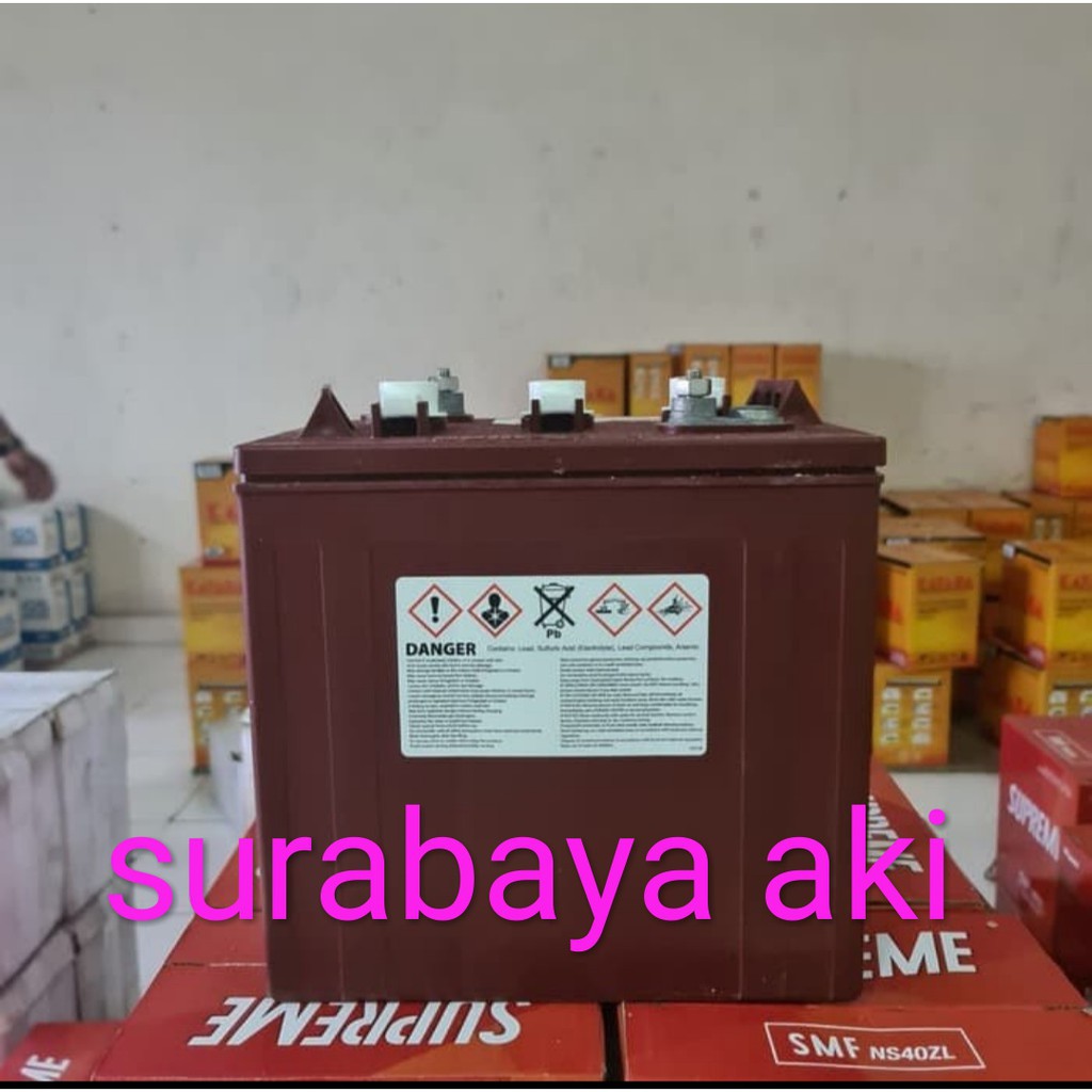 AKI BATTERY TROJAN T-105 T105 PLUS 6V 225AH 185AH UPS FORKLIFT SOLAR