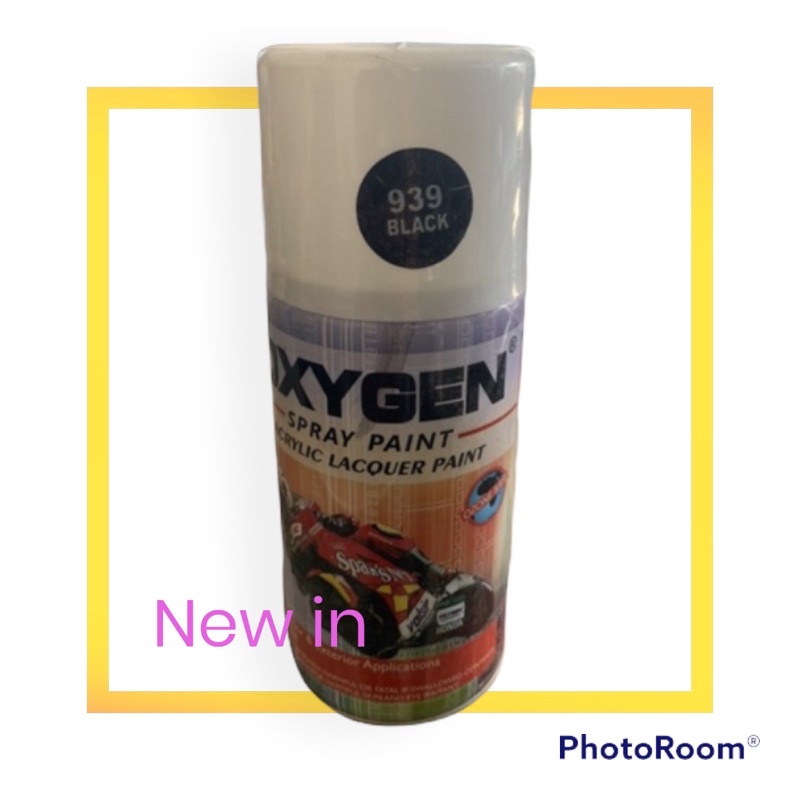 CAT PILOX OXYGEN HITAM