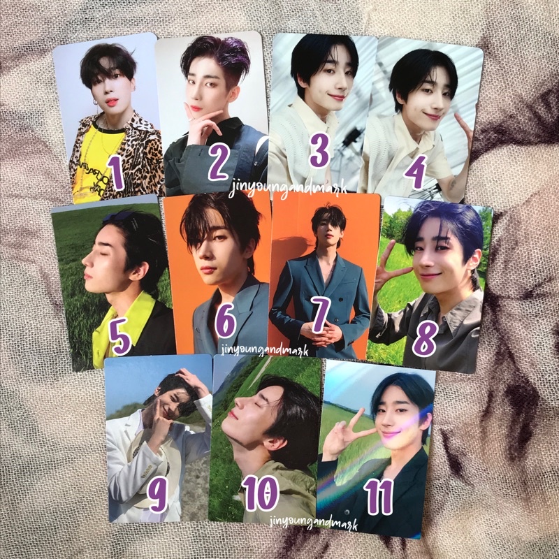 Han Seungwoo Photocard PC album fade fame benefit wonderwall yglobal X1 Victon