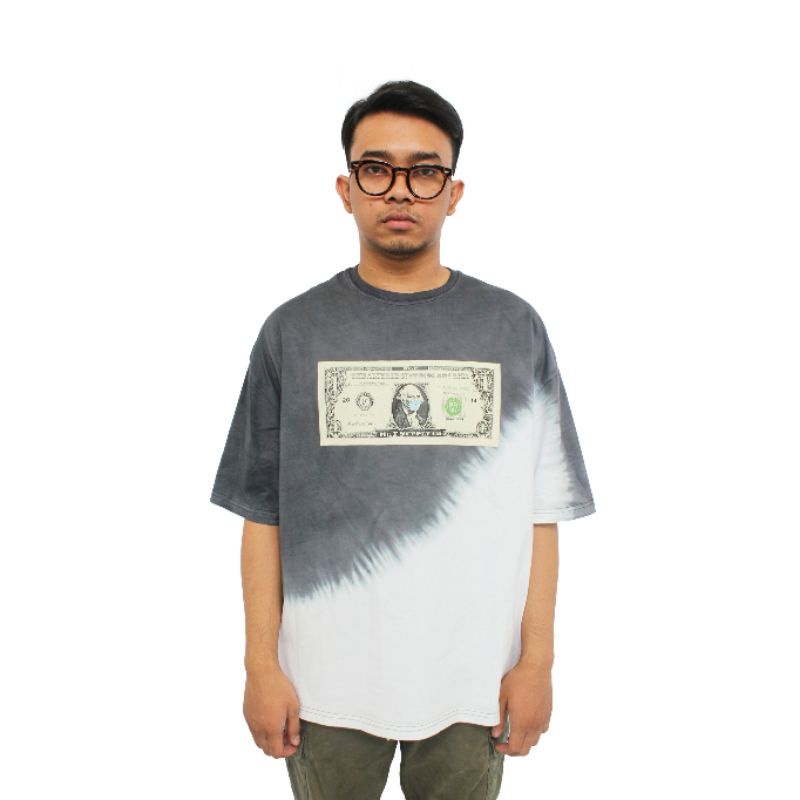 KAOS PRIA OVERSIZE TOXIC1805 MCF DOLLAR HALF TYE DIE PREMIUM TEE