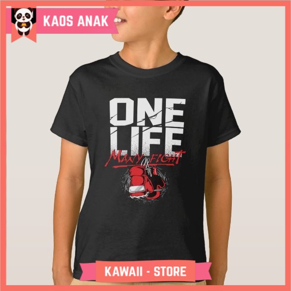 Kaos Baju Anak Karate Martial Arts MMa Boxing Match Boxing Sports Premium