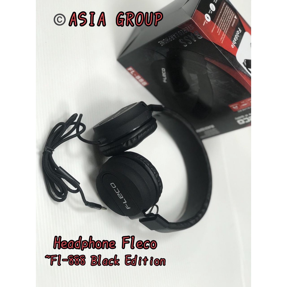 Headphone handset headset hanset earphone FLECO FL-888 FL888 FL 888 Extra Super BASS warna