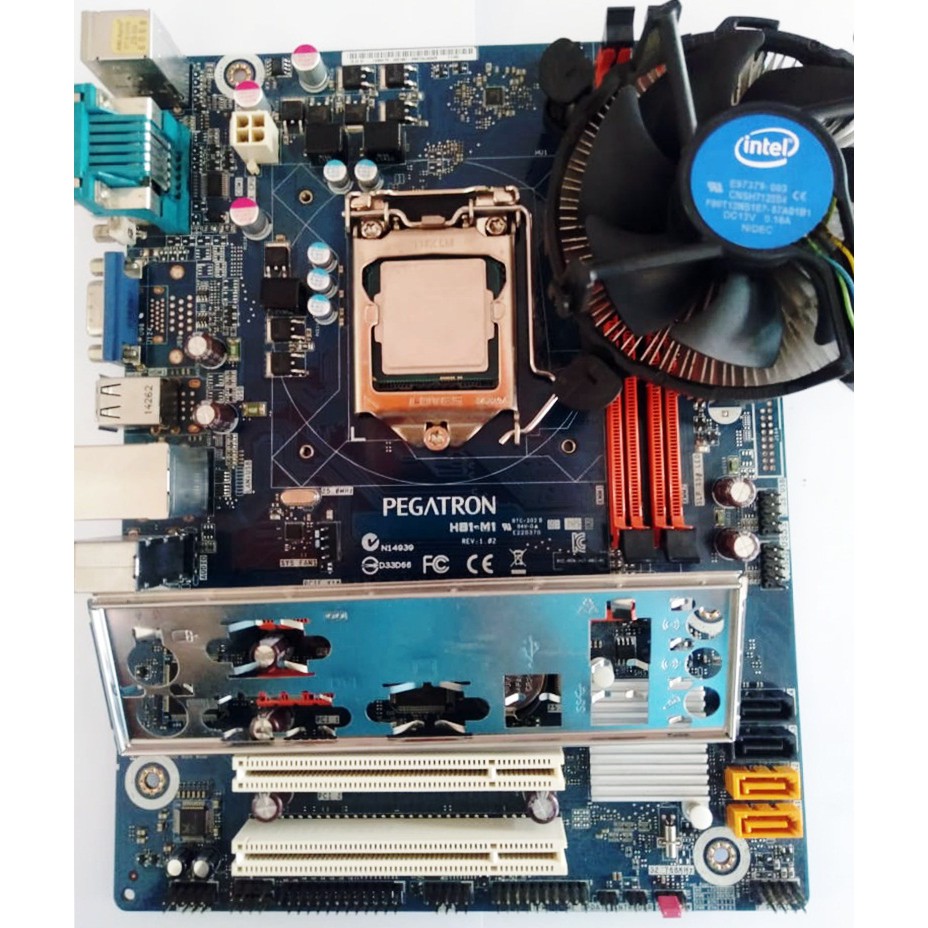 PAKET mainboard 1150 h81 dan porsessor g1850