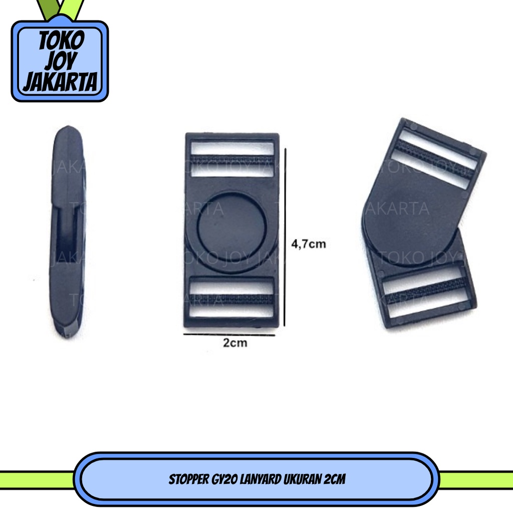 

120pcs Gy20 Stopper Goyang 2cm 20mm Lanyard Bahan