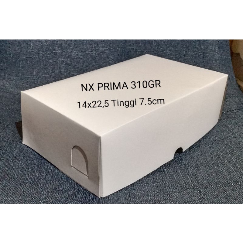 Dus Kue/Kotak Nasi/NX/14x22,5 tinggi 7cm/350gr