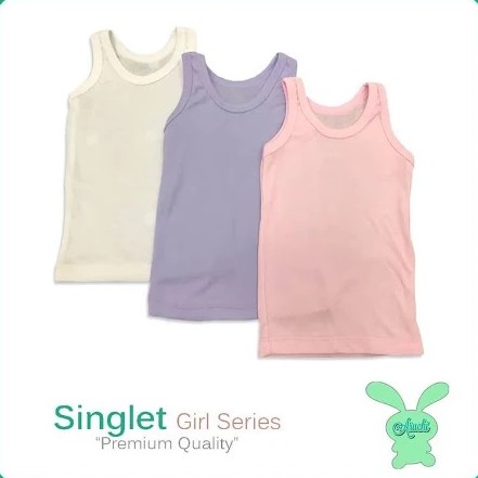 3 PCS ARUCHI Singlet Kutung Kaos Dalam Bayi BAJU BAYI NEWBORN Ukuran NB S M L SNI-6