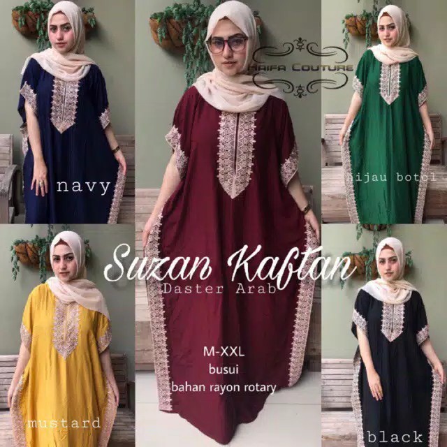 KAFTAN SUZAN | DASTER ARAB RAYON BUSUI LOWO RENDA MANOHARA VIRAL TERMURAH PREMIUM