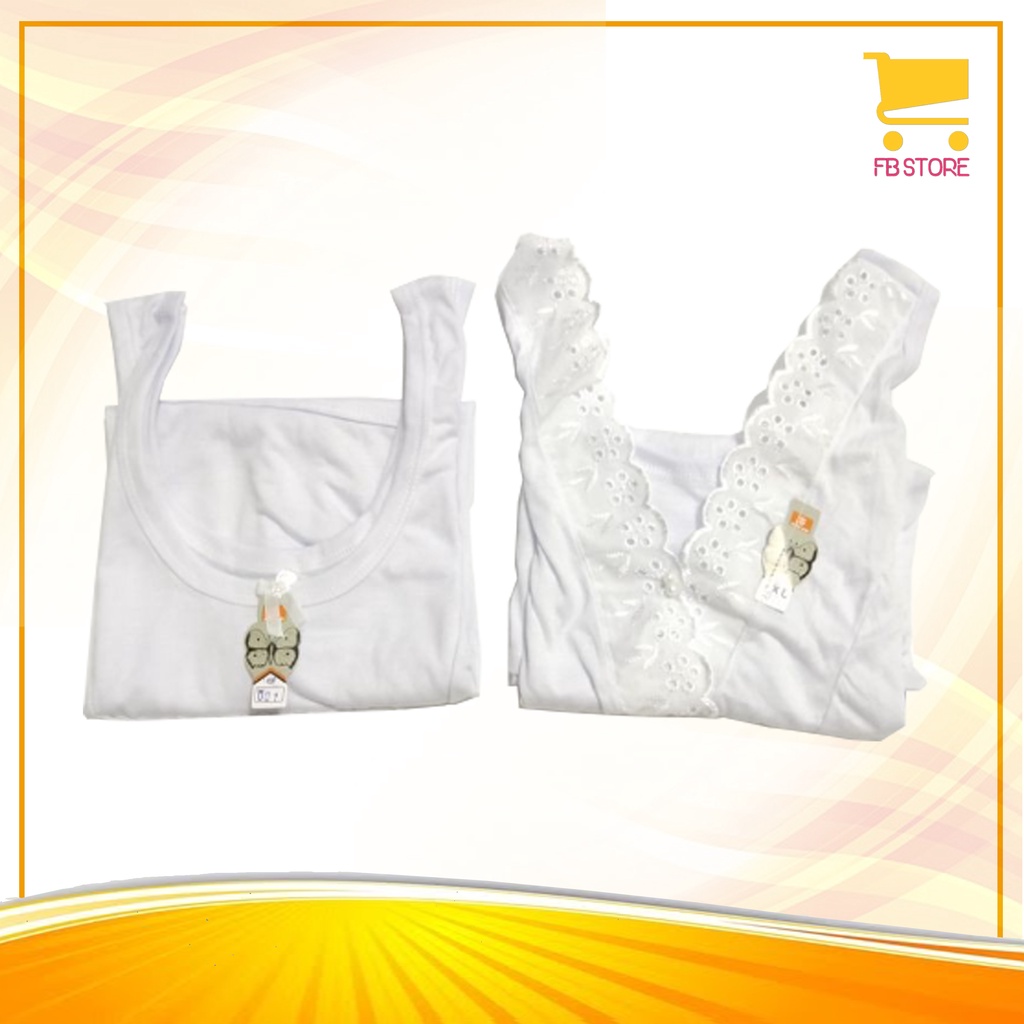 Kaos Dalam Singlet Dewasa Wanita Kantong / Renda Adiler L, XL Per Pcs