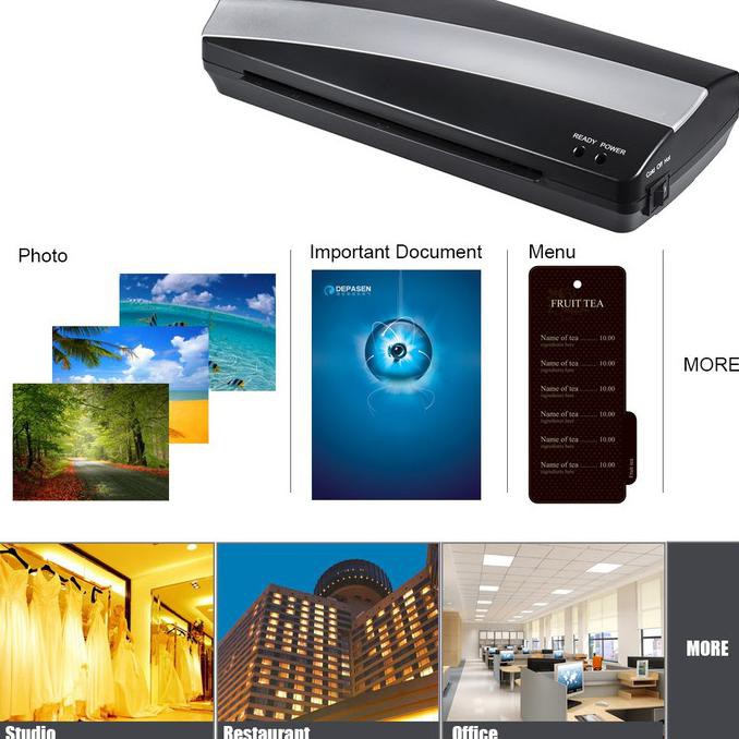 

Set Alat Laminator Thermal A4 9" Untuk Kertas Foto Cahilpati